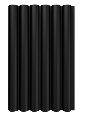 Model D Nero 160x15x2900mm Wall Panel (7.42sqm/box) 
