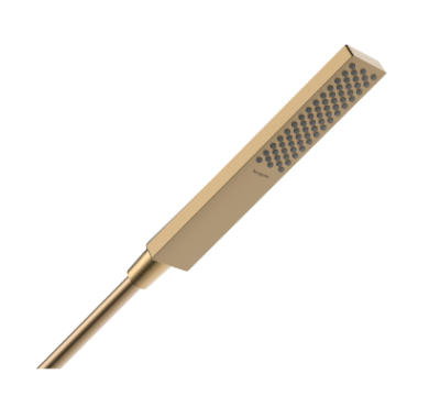 Hansgrohe Pulsify E Baton Hand Shower 100 1Jet Ecosmart Brushed Bronze