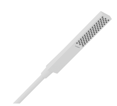 Hansgrohe Pulsify E Baton Hand Shower 100 1Jet Ecosmart Matt White