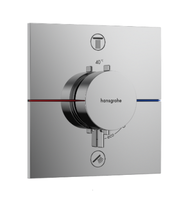 Hansgrohe Showerselect Comfort E  Thermostat For Concealed Installation For 2 Functions Chrome