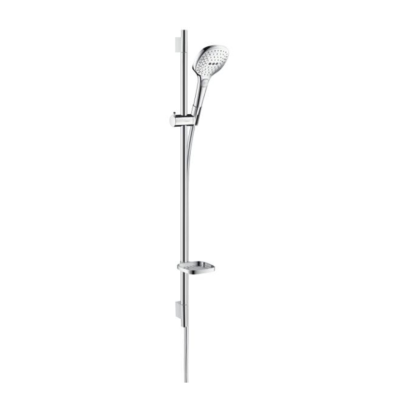 Hansgrohe Raindance Select E Shower Set 120 3Jet With Shower Bar 90 Cm And Soap Dish Chrome