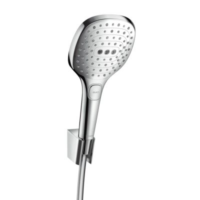 Hansgrohe Raindance Select E Shower Holder Set 120 3Jet With Shower Hose 160 Cm Chrome