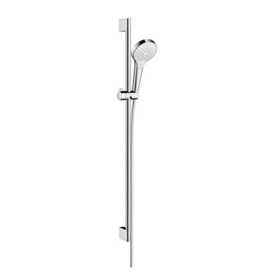 Hansgrohe Croma Select S Shower Set 110 Vario With Shower Bar 90 Cm White/Chrome