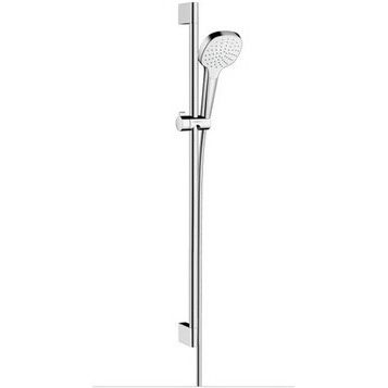 Hansgrohe Croma Select E Shower Set 110 1Jet Ecosmart 9 L/Min With Shower Bar 90 Cm White/Chrome